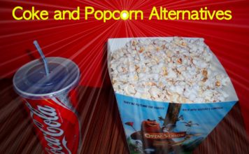 coke and popcorn