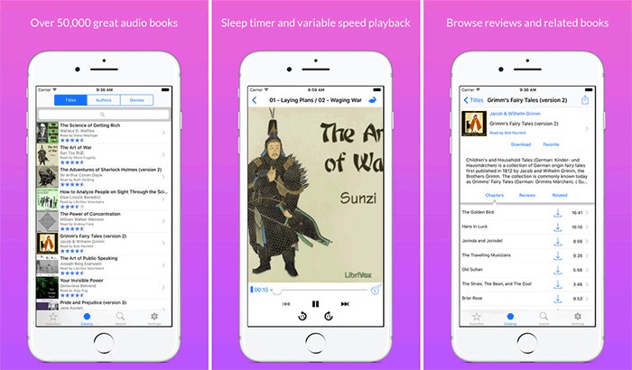 best free audio books apps for iPhone