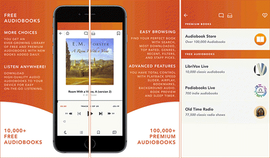 best free audio books apps for iPhone