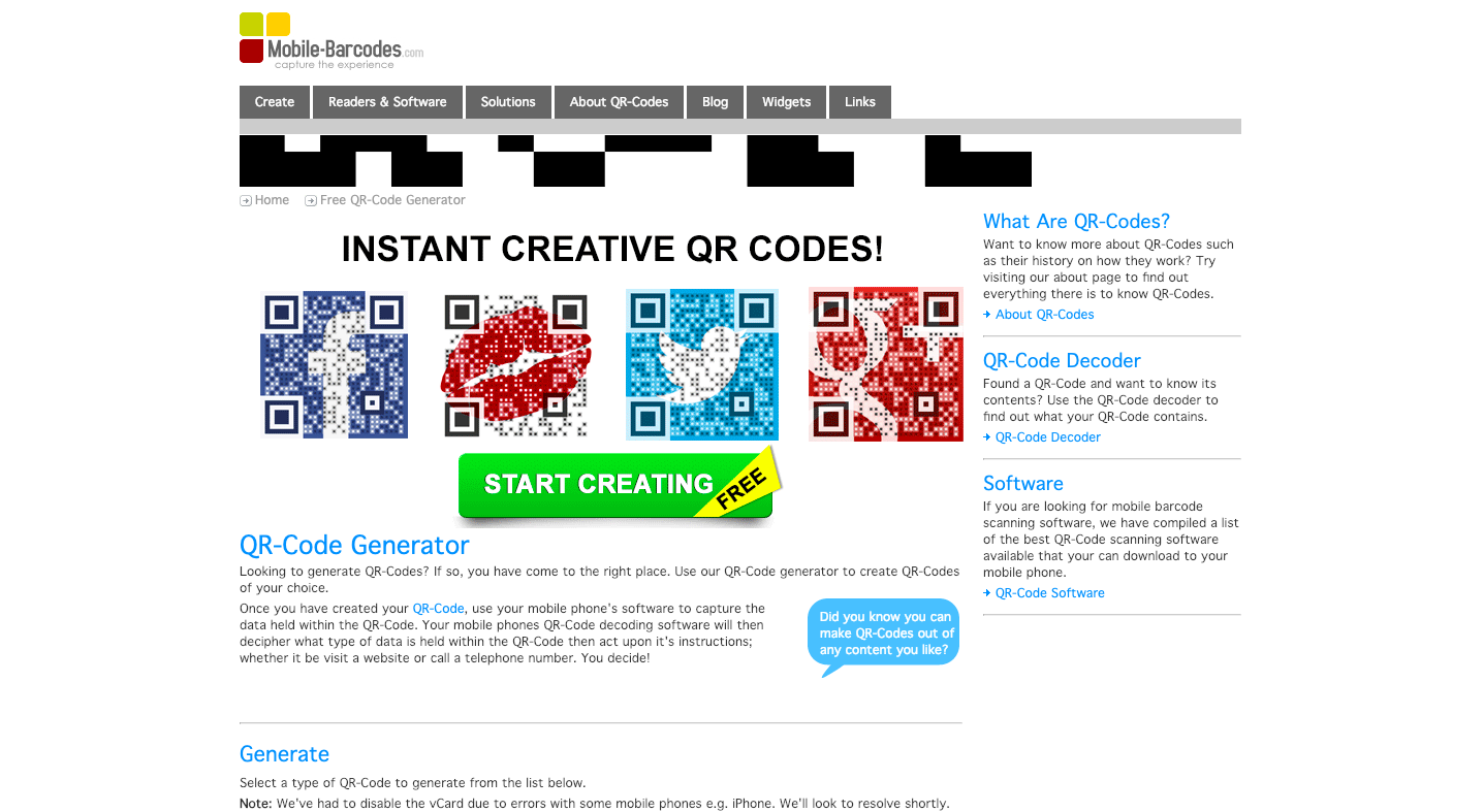 best free qr code generator