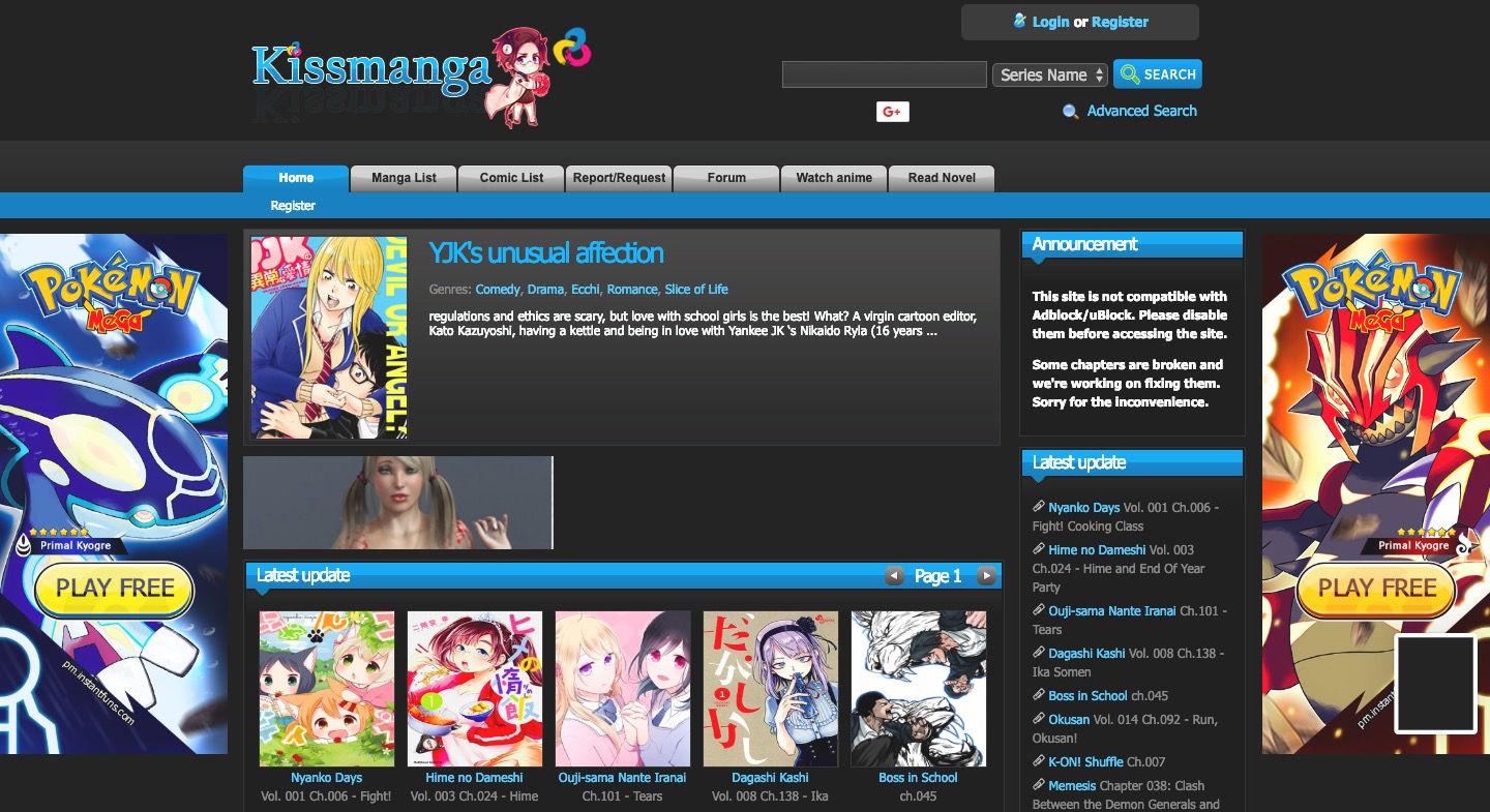 manga websites