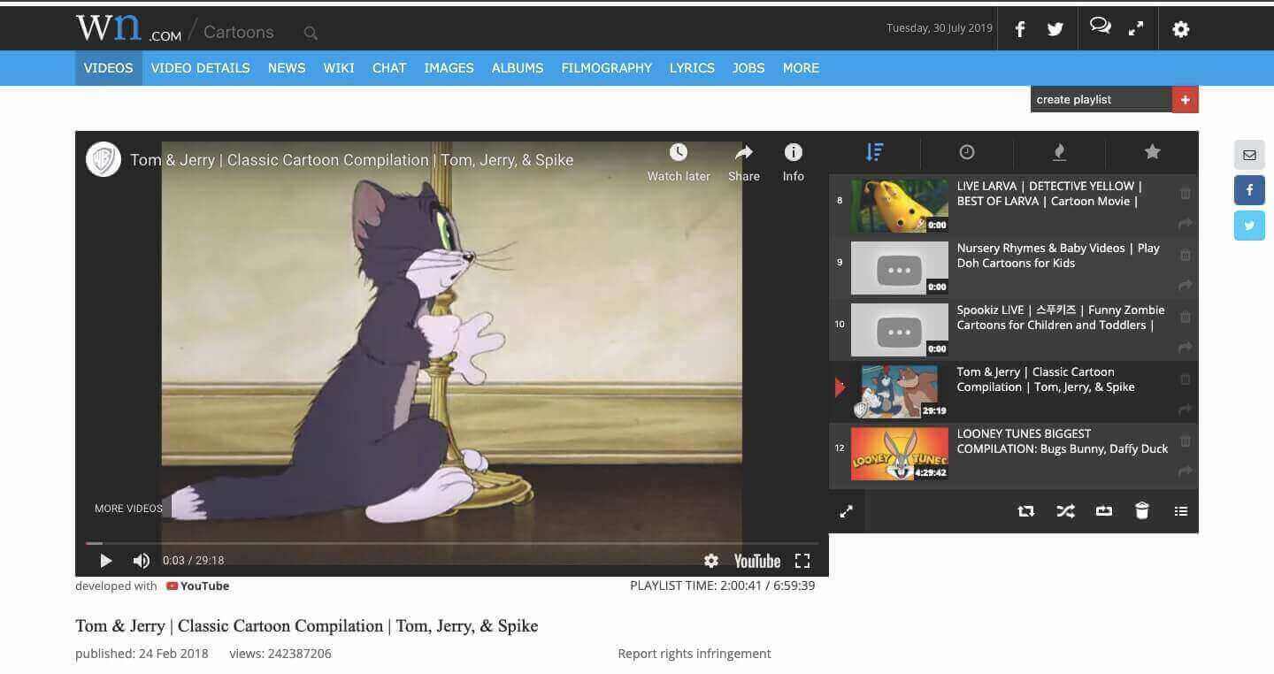 free cartoon streaming sites