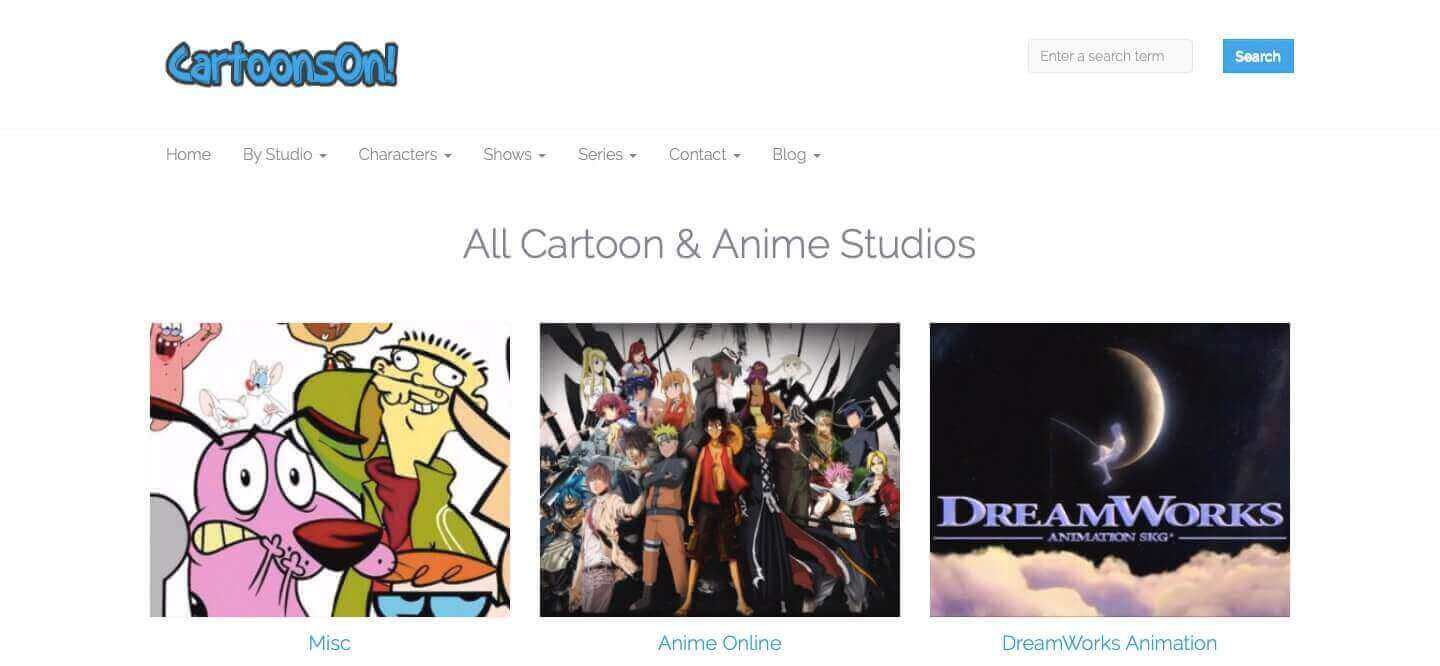 best free cartoon streaming sites