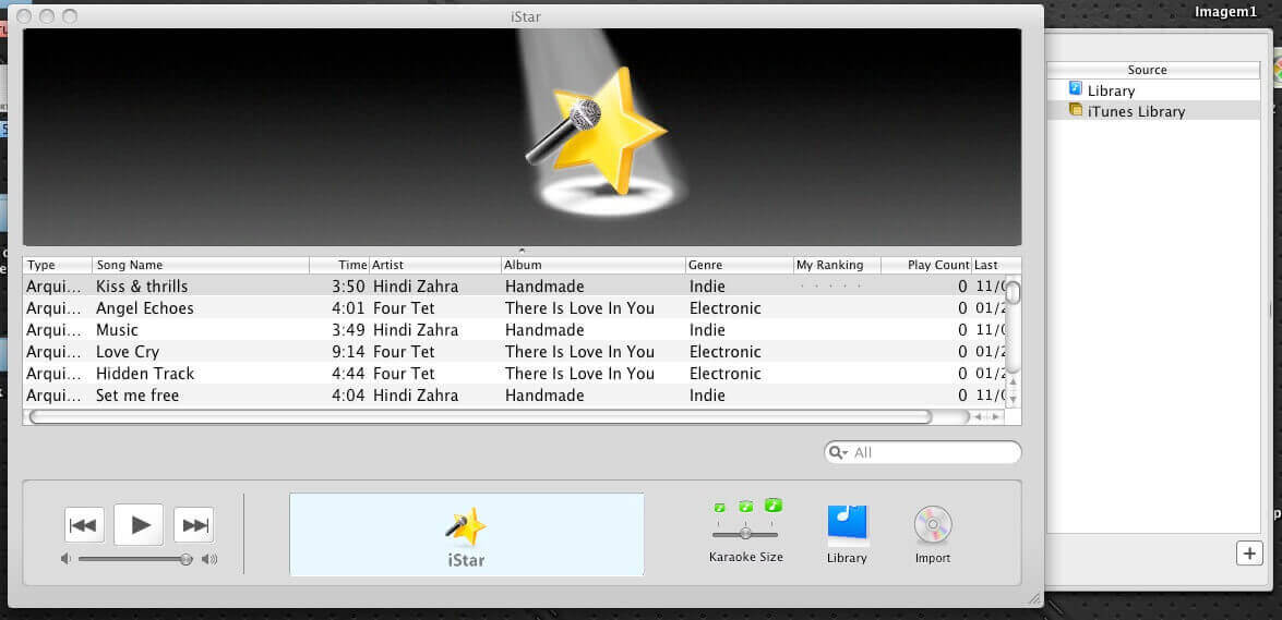 how to load music in just karaoke for mac