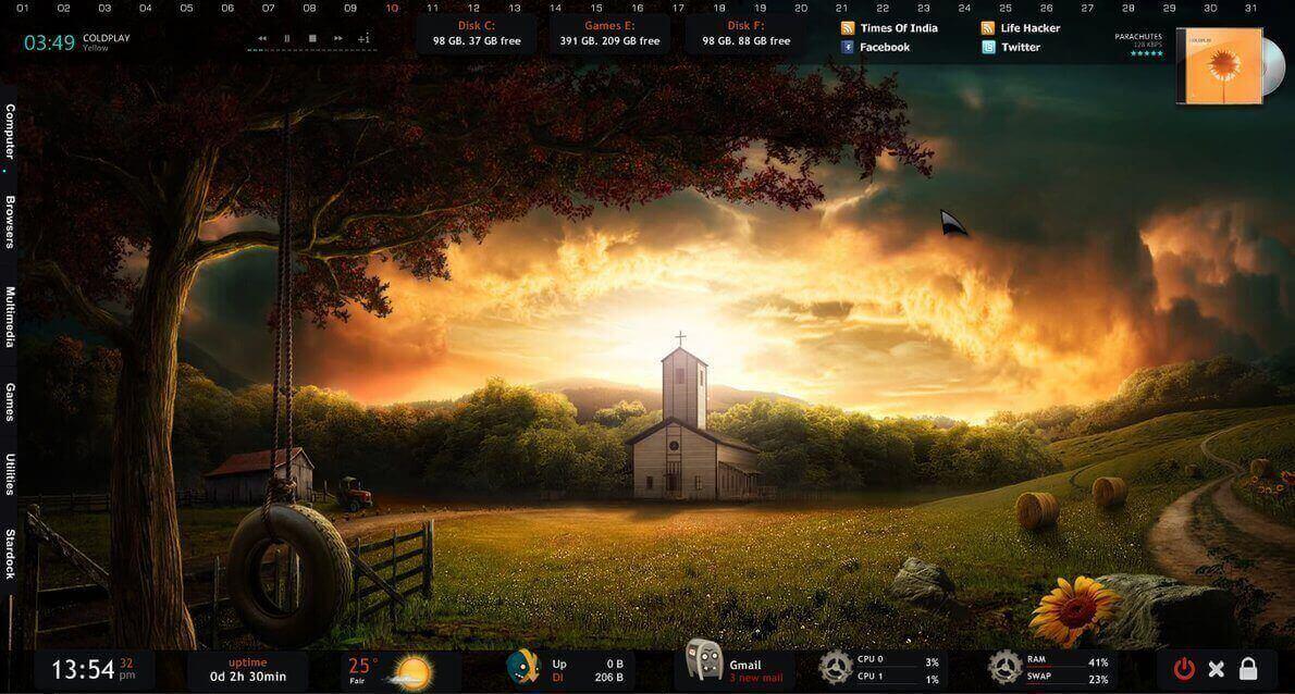 best rainmeter skins