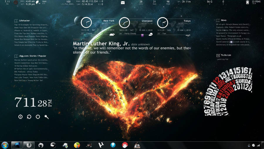 best rainmeter skins