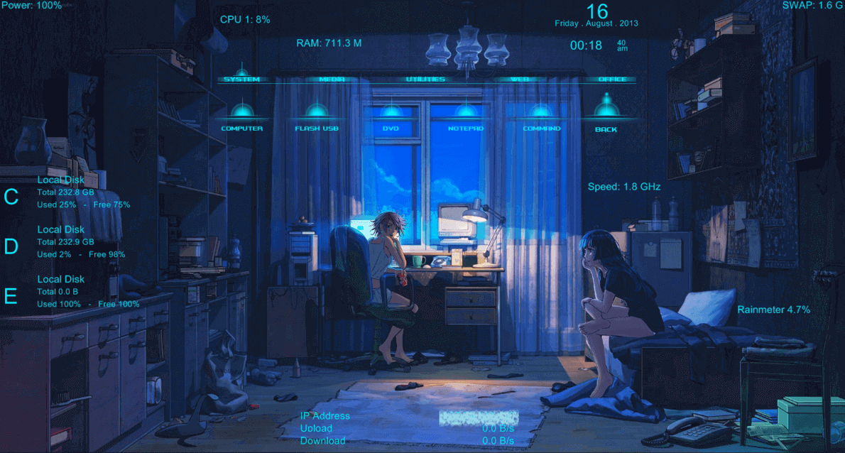 best rainmeter skins