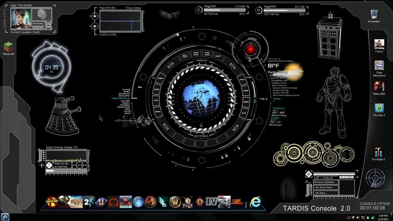 best rainmeter skins