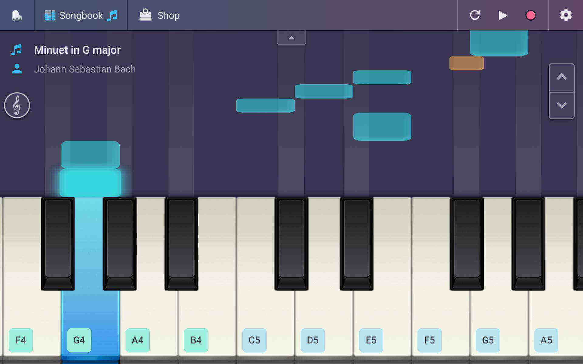piano learning app