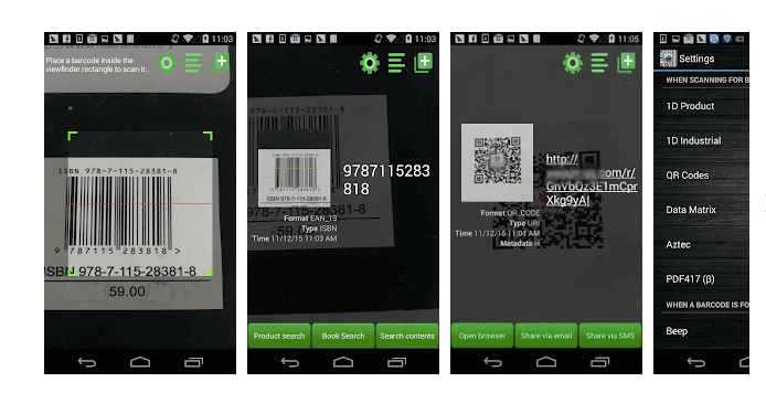 barcode scanner apps