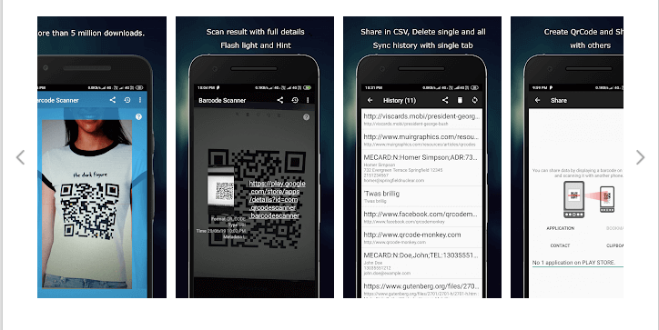 barcode scanner apps