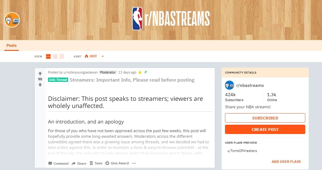 Reddit nba Reddit NBA