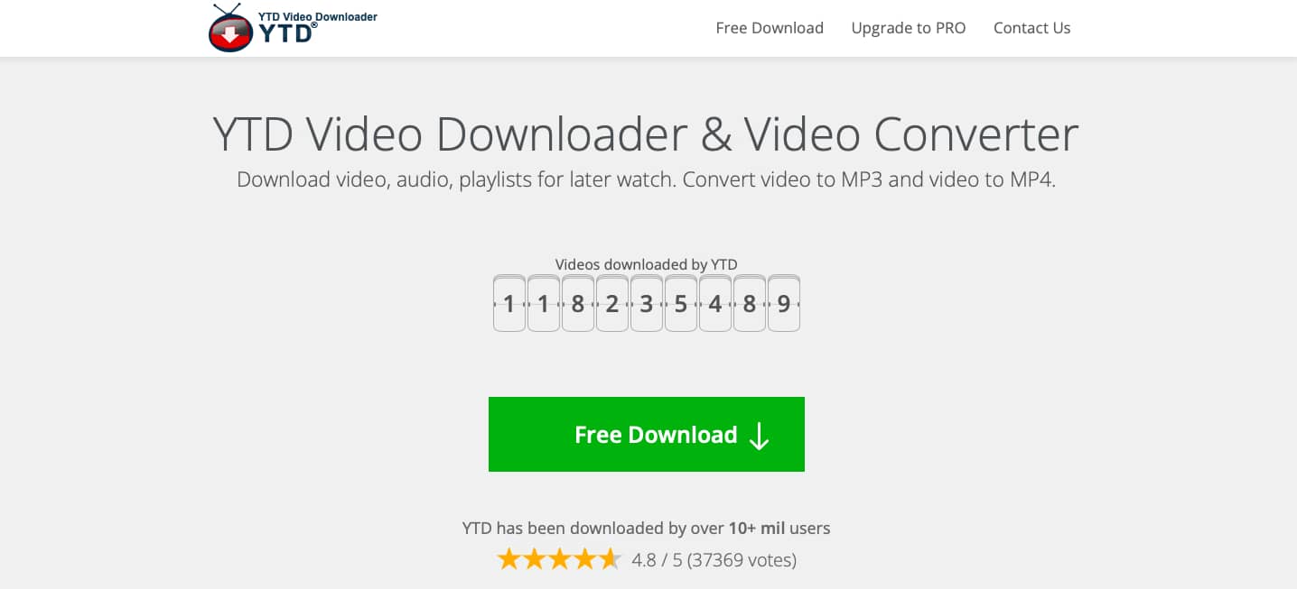 the best free video downloader